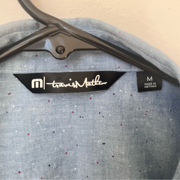 Travis Mathew Eagle Pride Patriotic Button Down Shirt Size Medium - Picture 8 of 10